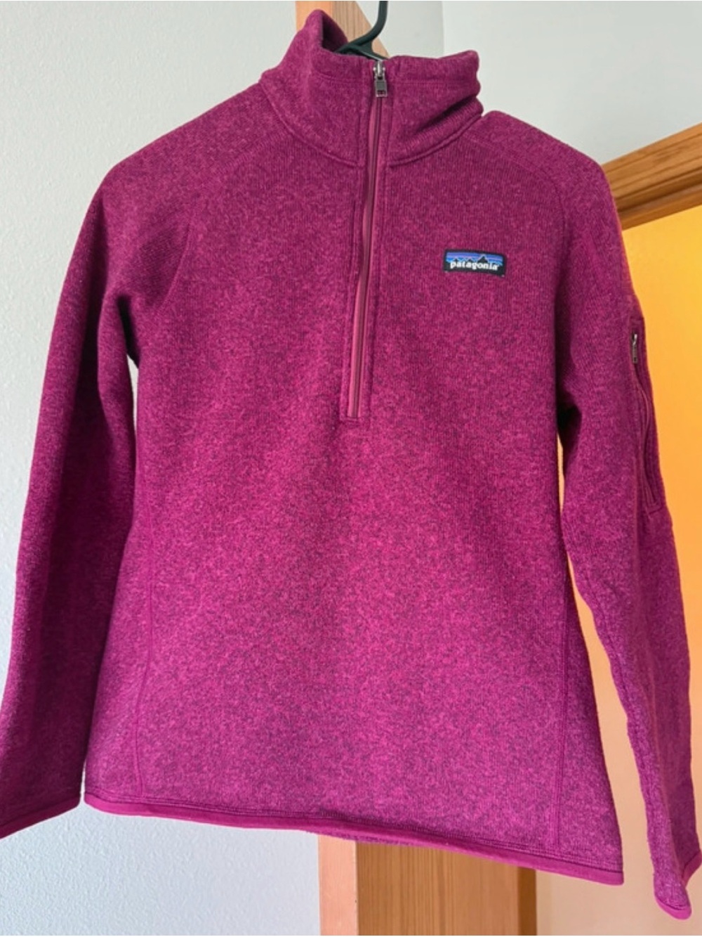 Patagonia Women's Magenta Pullover Half-Zip Fleece